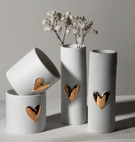 Rader Heart Mini Vase Set of 2