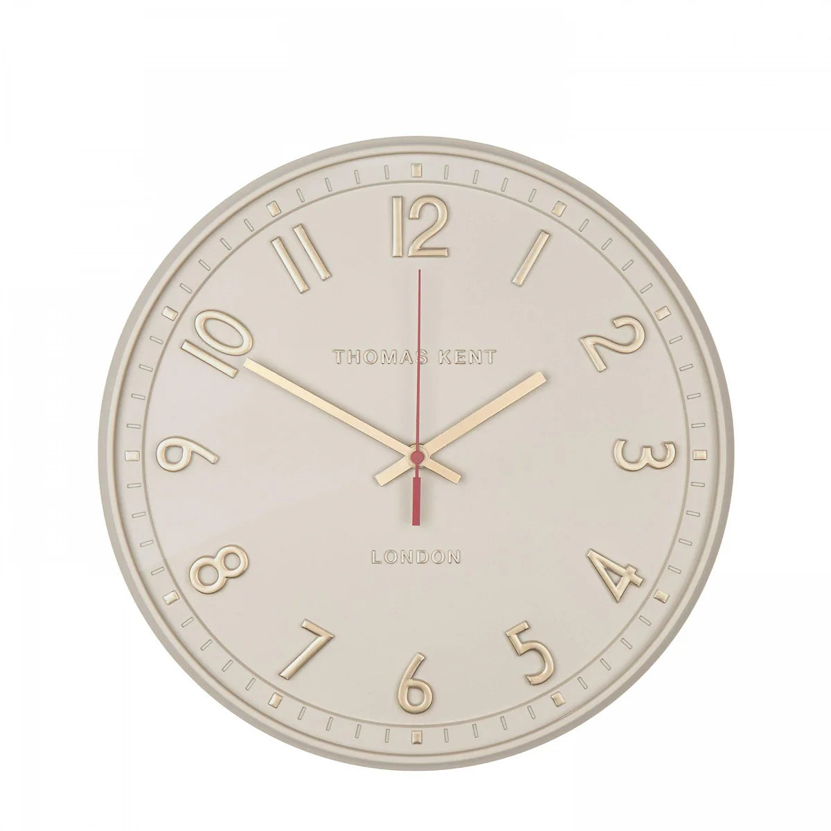Tresco Wall Clock 14” Linen