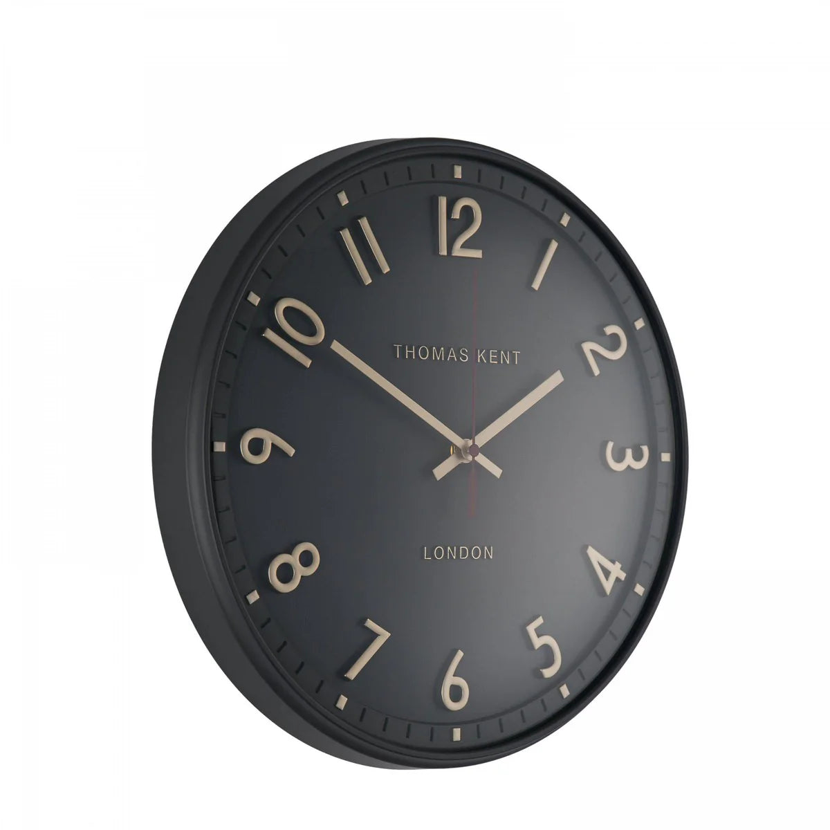 Tresco Wall Clock 14” Charcoal
