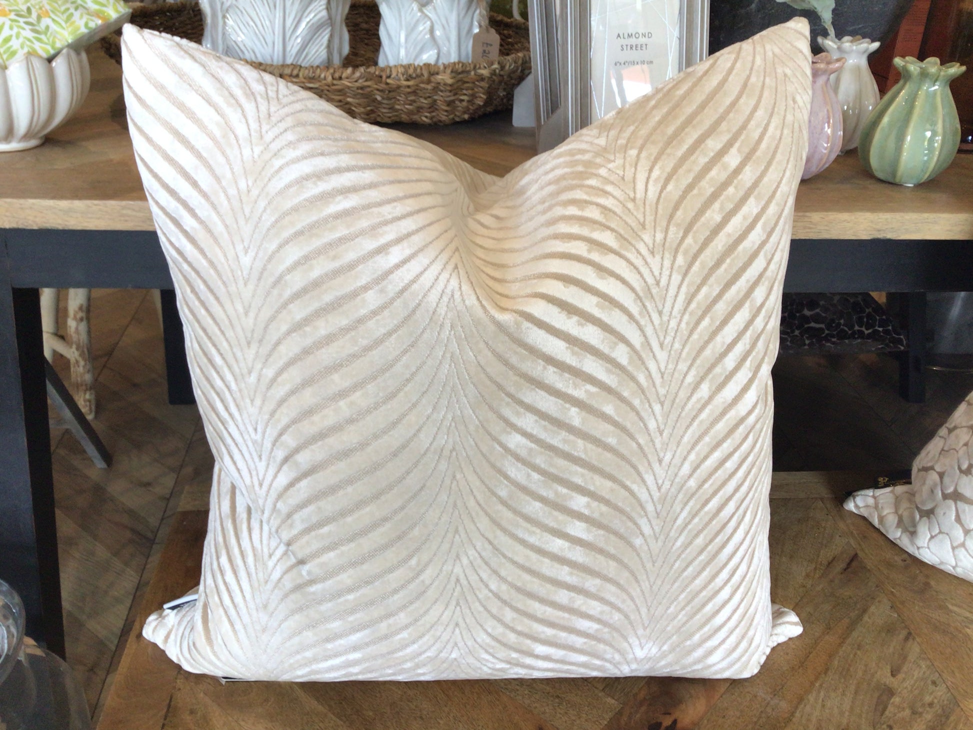 Malini Rada Ivory Cushion