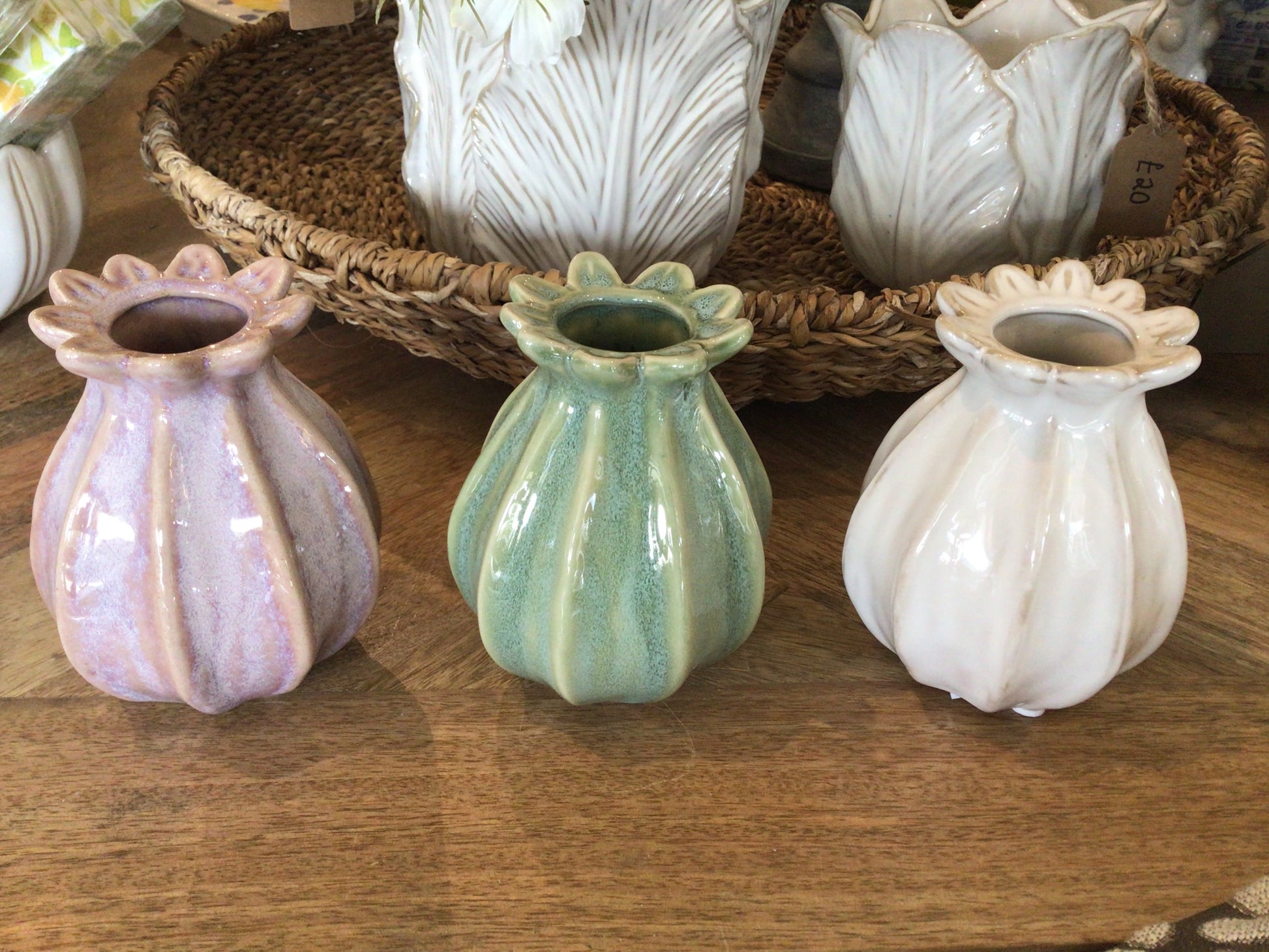 Lillian Vase Green Small