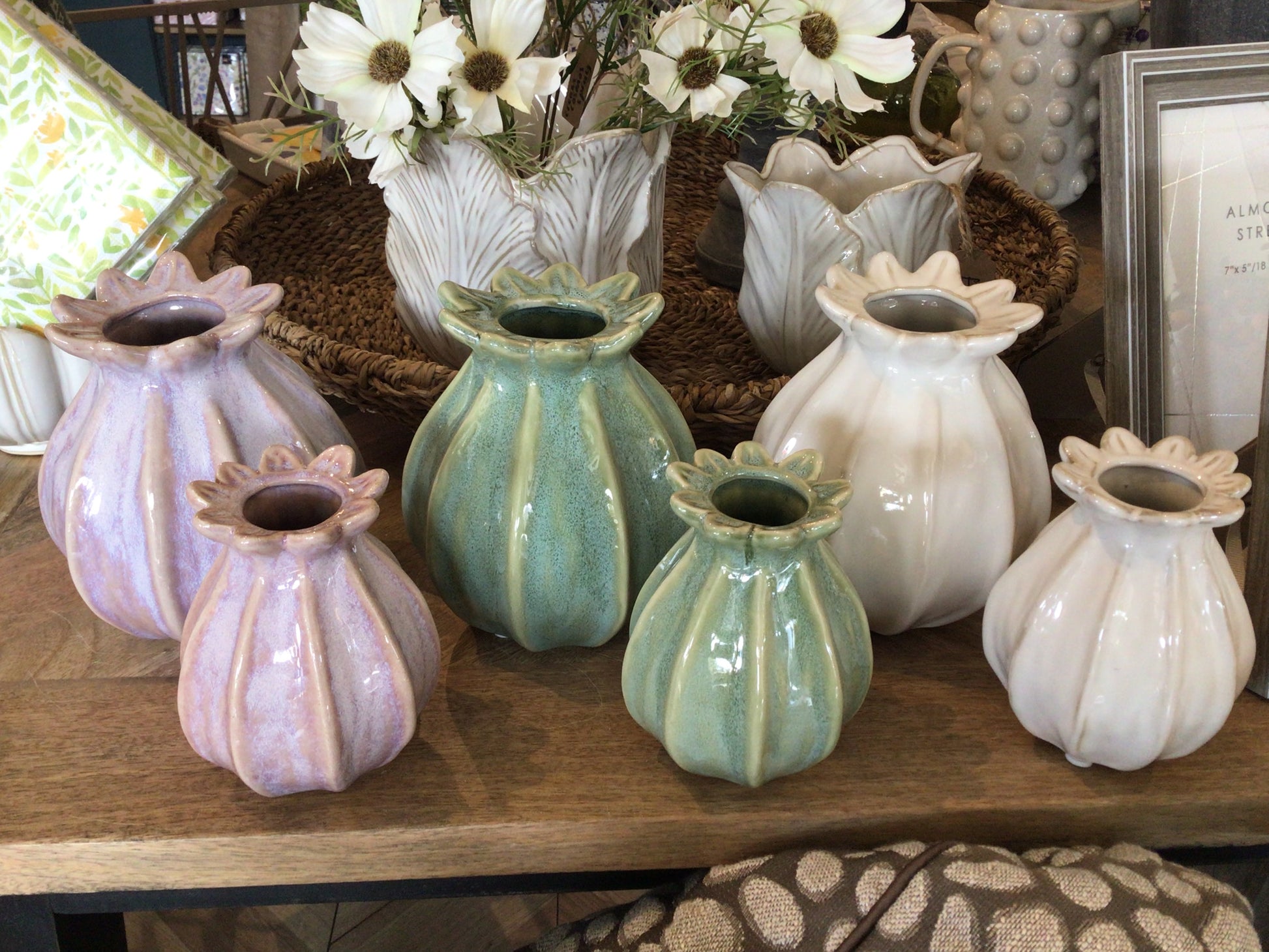 Lillian Vase Green Medium