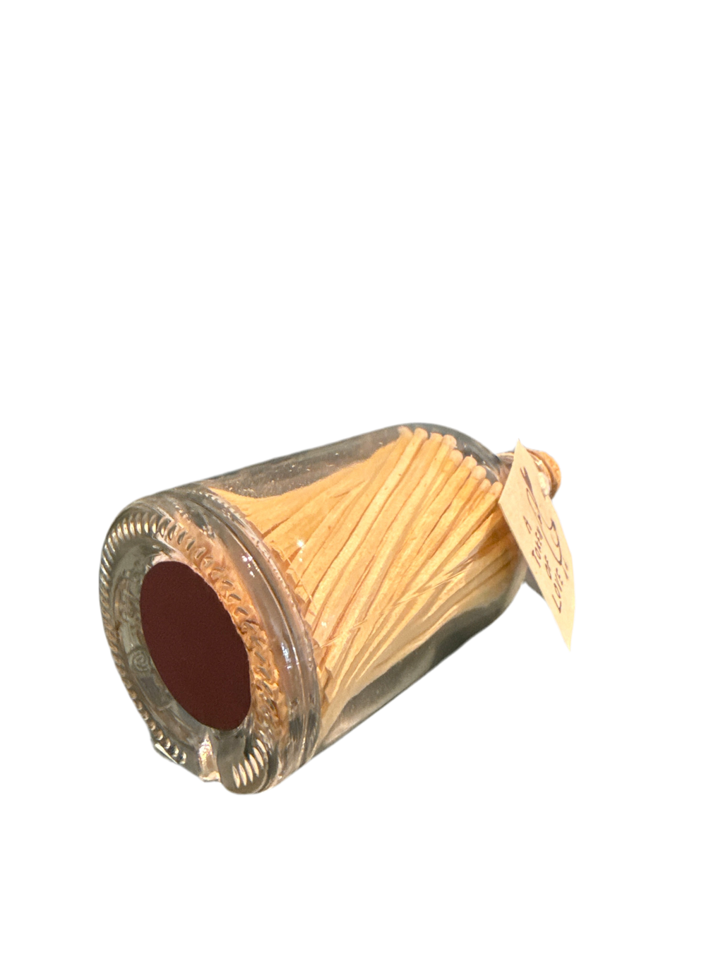 Token Love Glass Bottle Matches