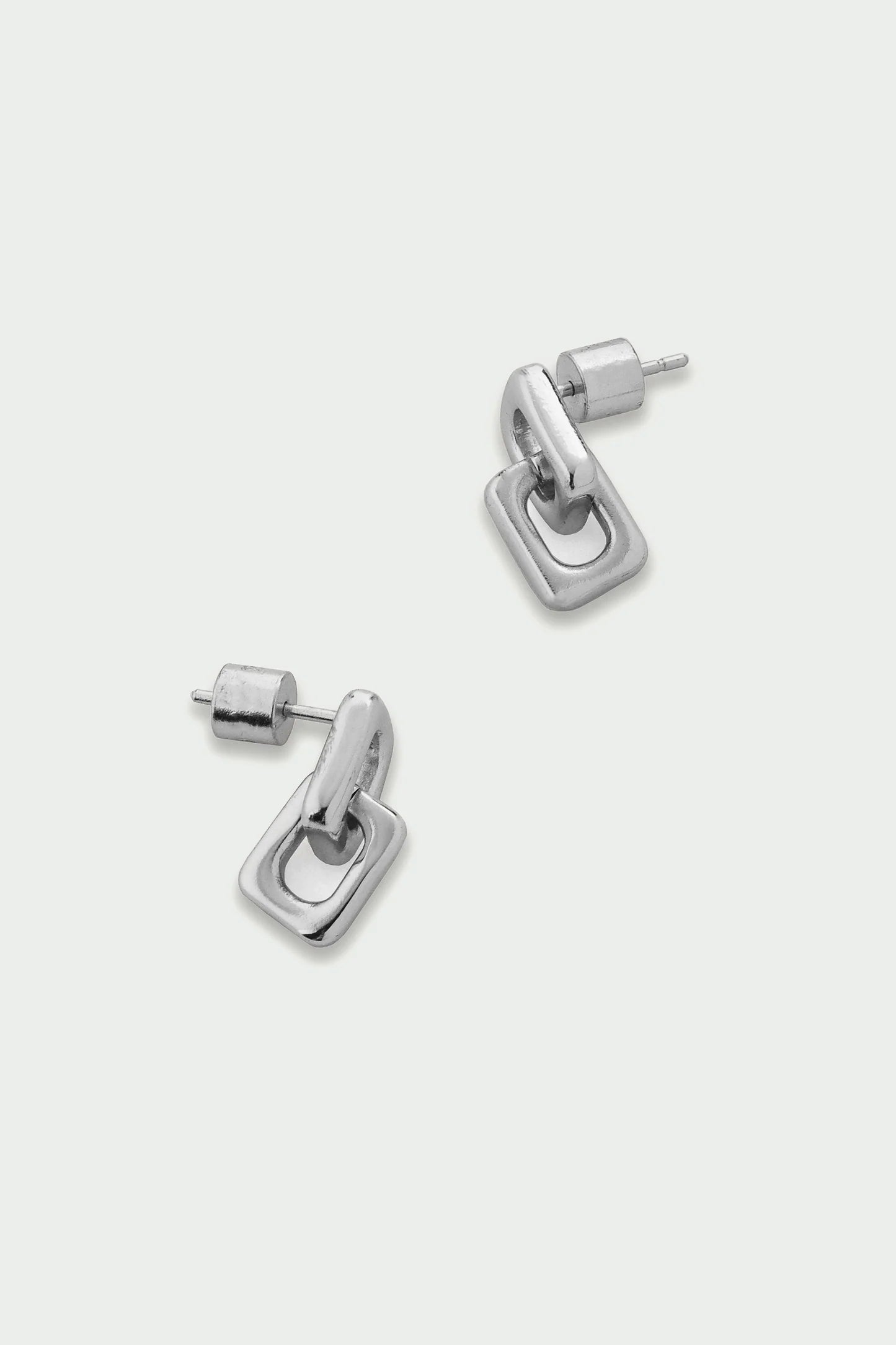 Link Earrings Silver