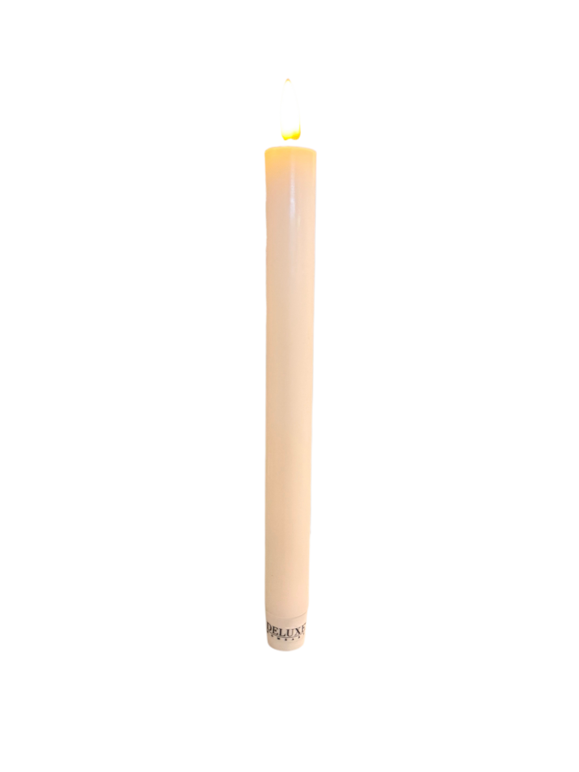 LED Dinner Candle Large White Set of 2