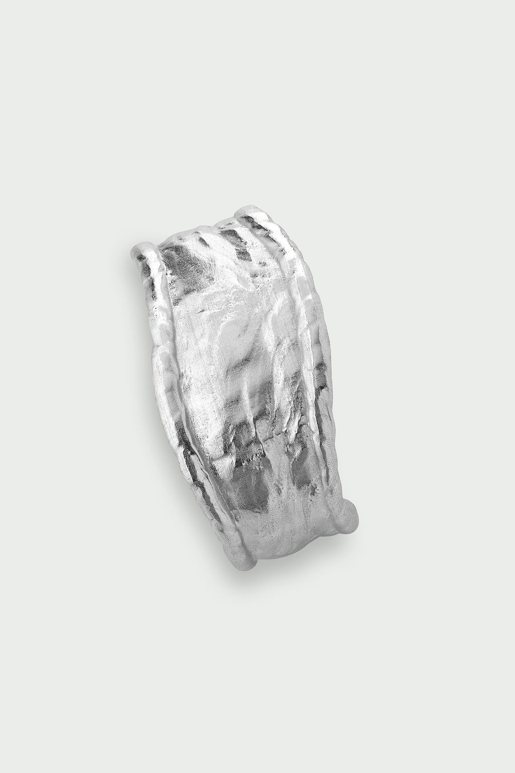 Arc Cuff Bangle Silver