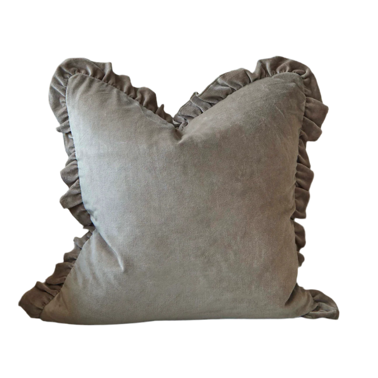 Malini Layla Frill Cushion Mink