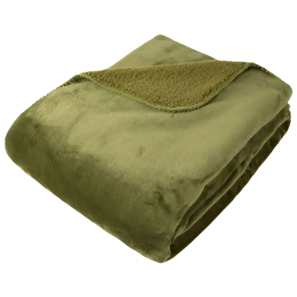 Olive Cosy Throw