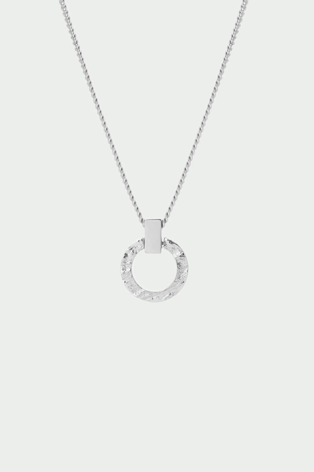 Palm Necklace Silver