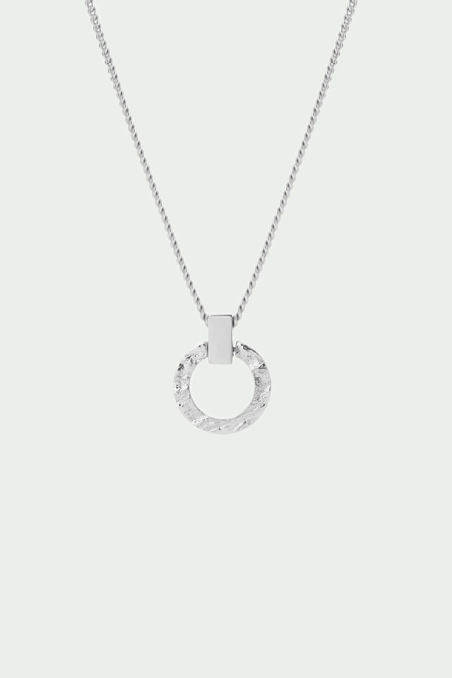 Palm Necklace Silver