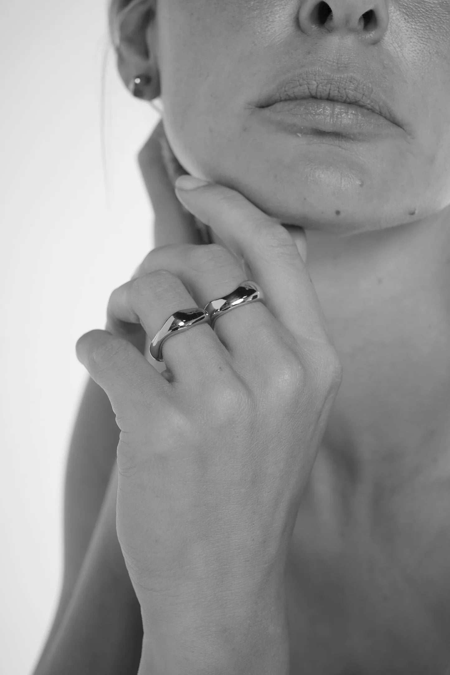 Serenity Ring Silver Size M-L