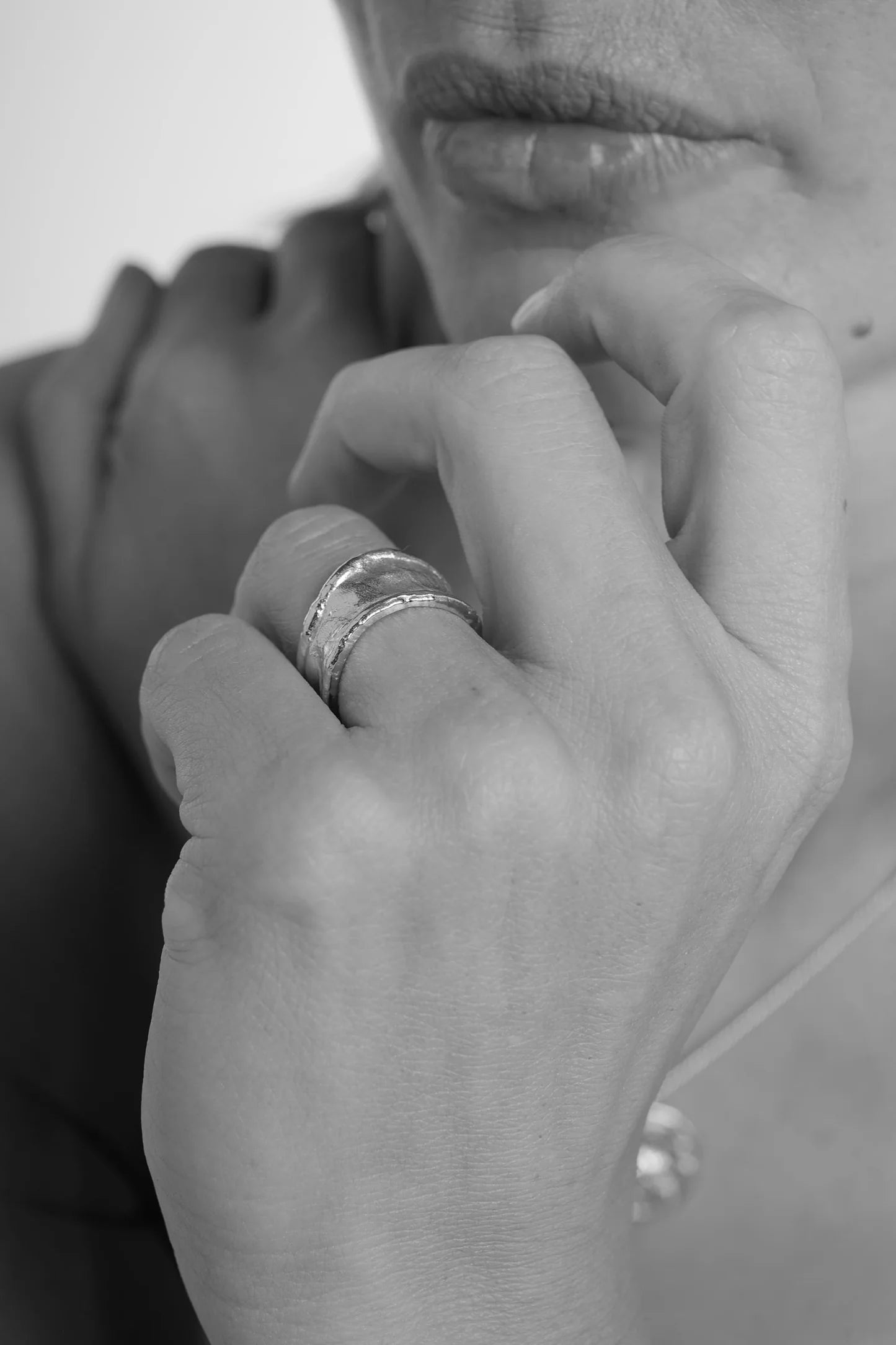 Driftline Ring Silver Size M