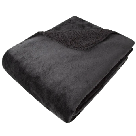 Black Cosy Throw