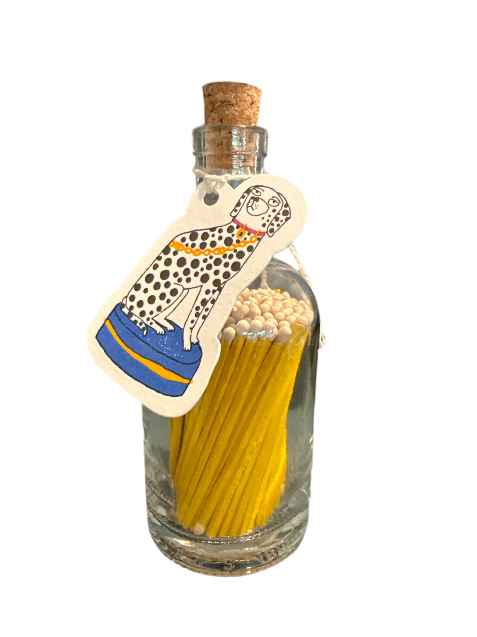 Dalmation Glass Bottle Matches