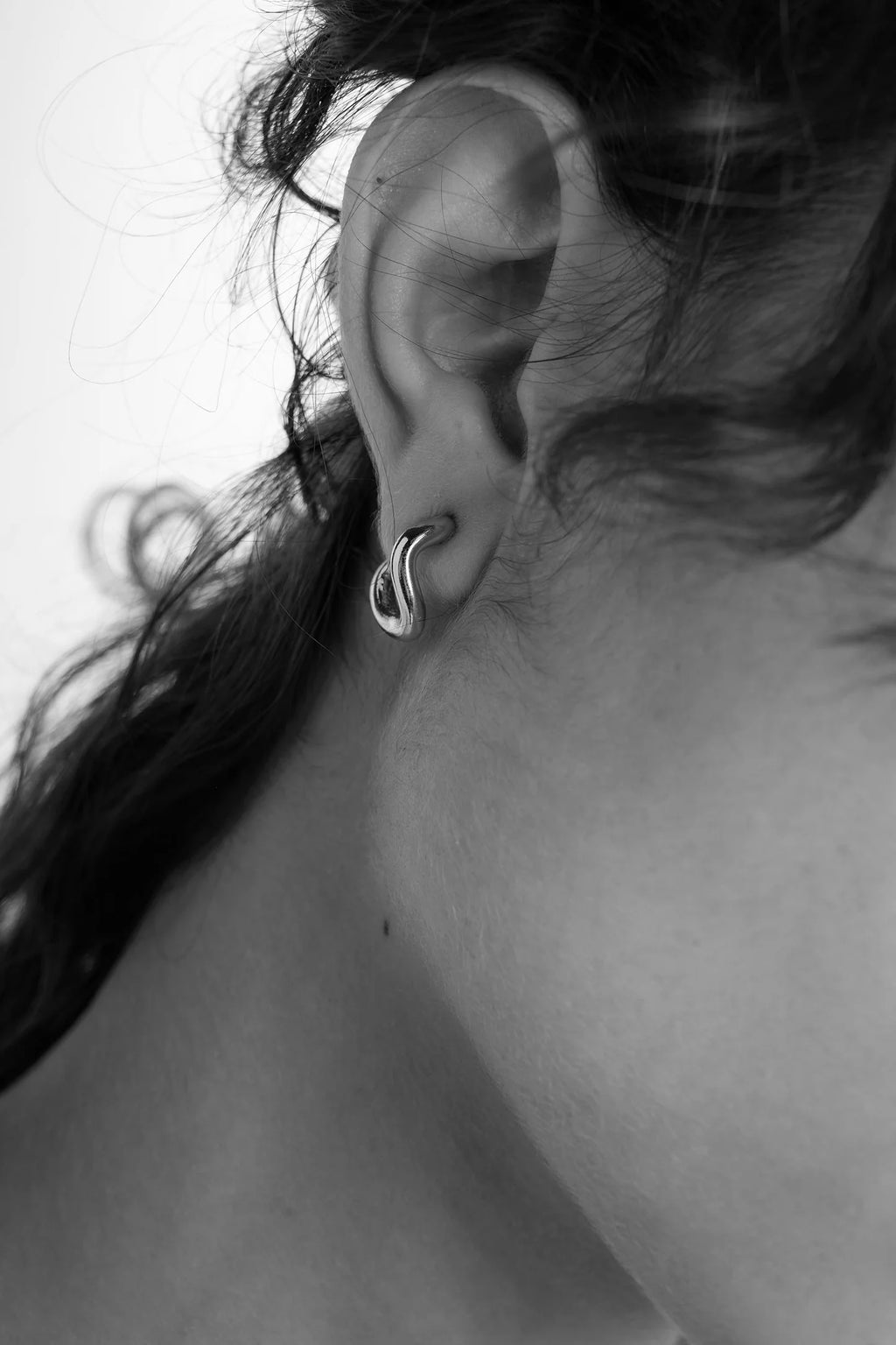 Haze Earrings Small Silver