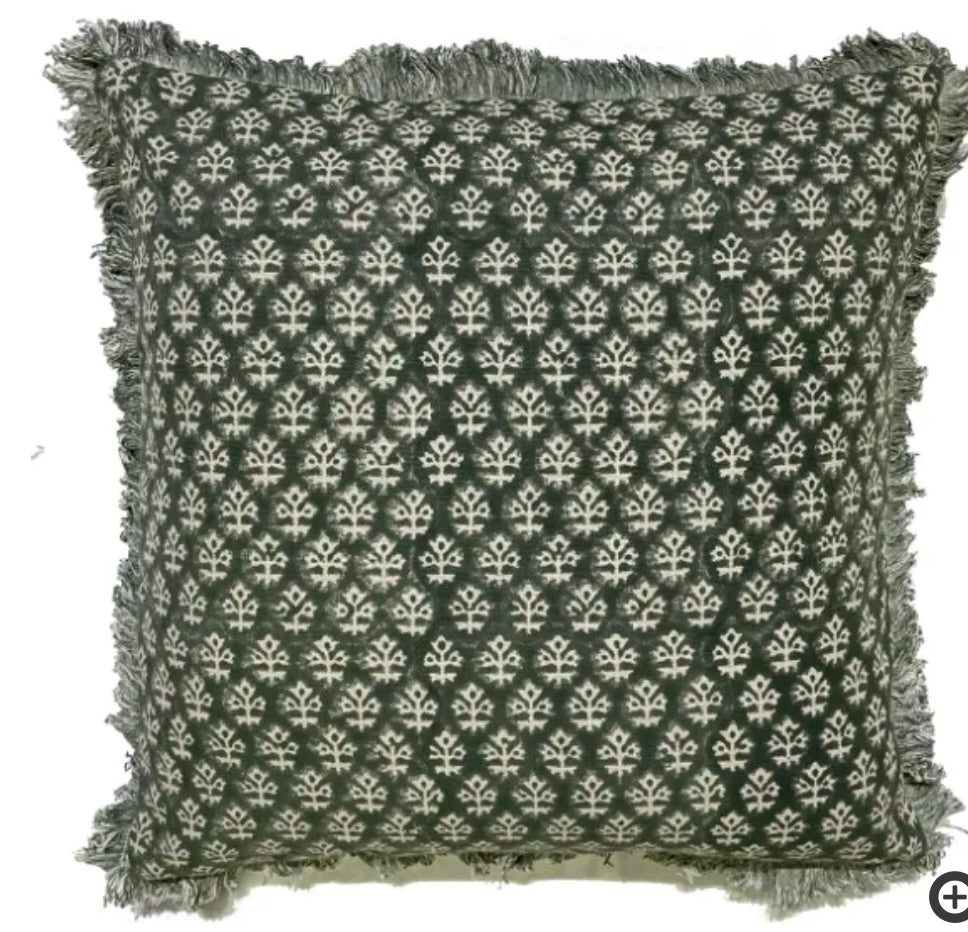 Malini Seema Green Cushion