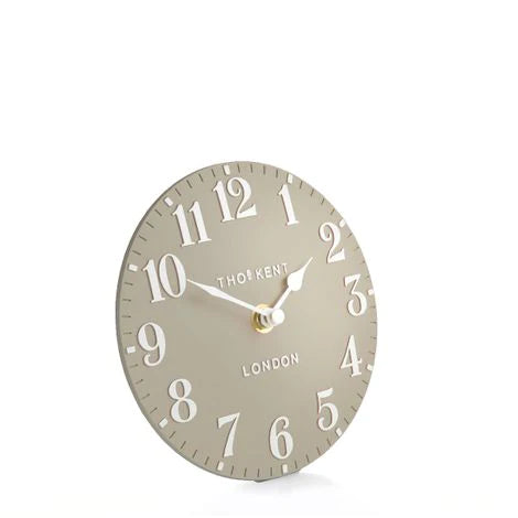 Arabic Mantel Clock Sand 6”
