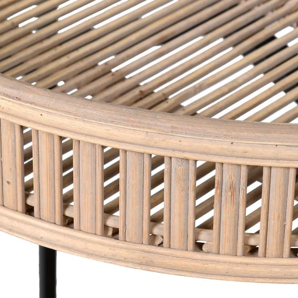 Bamboo Side Table 2 Tier