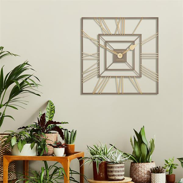Summer House Wall Clock Square