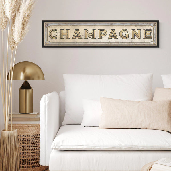 Champagne Sign