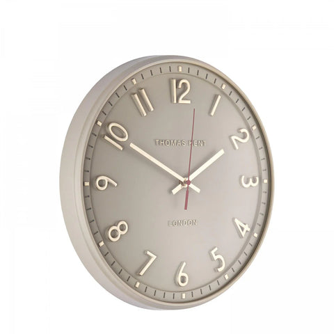 Tresco Wall Clock 14” Linen