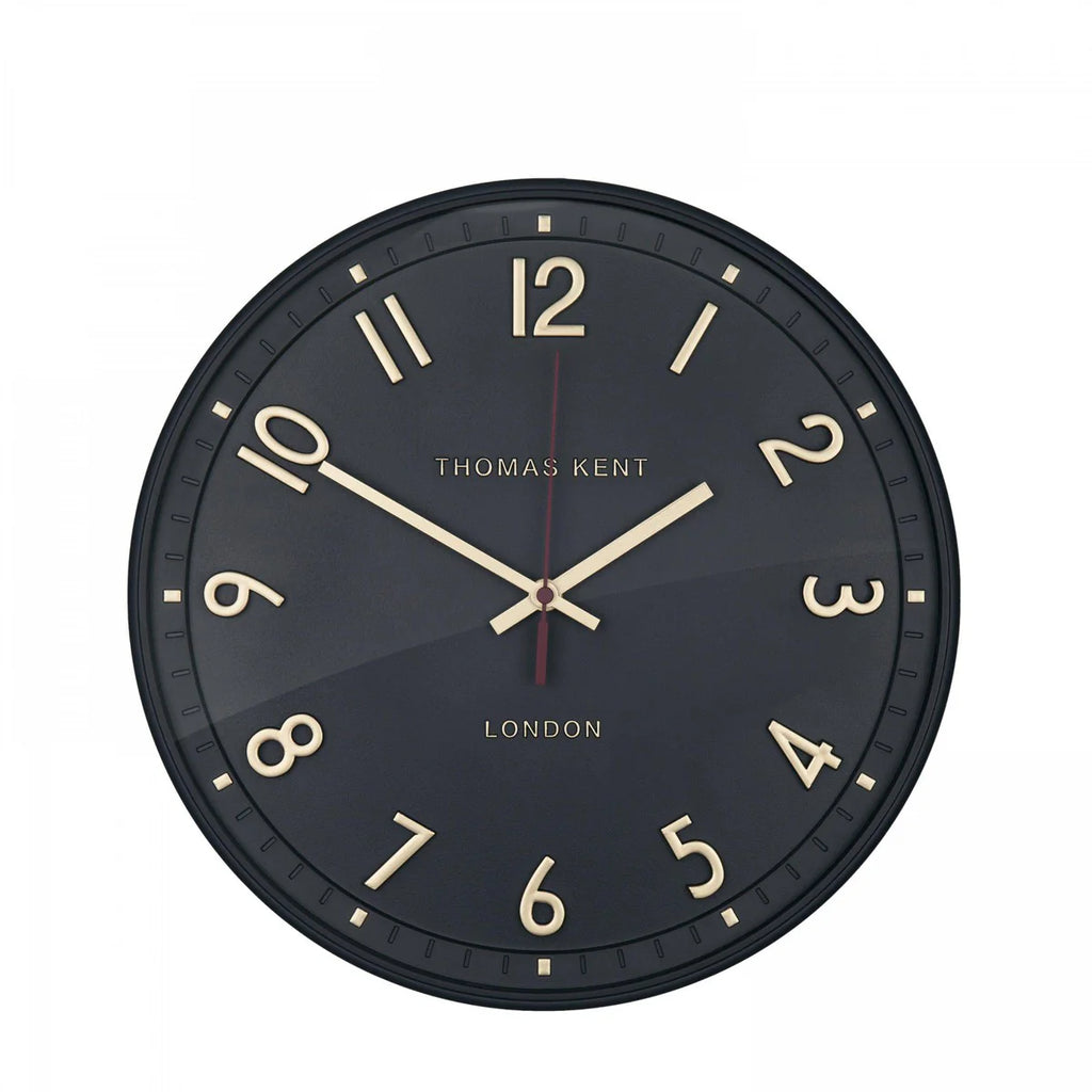 Tresco Wall Clock 14” Charcoal