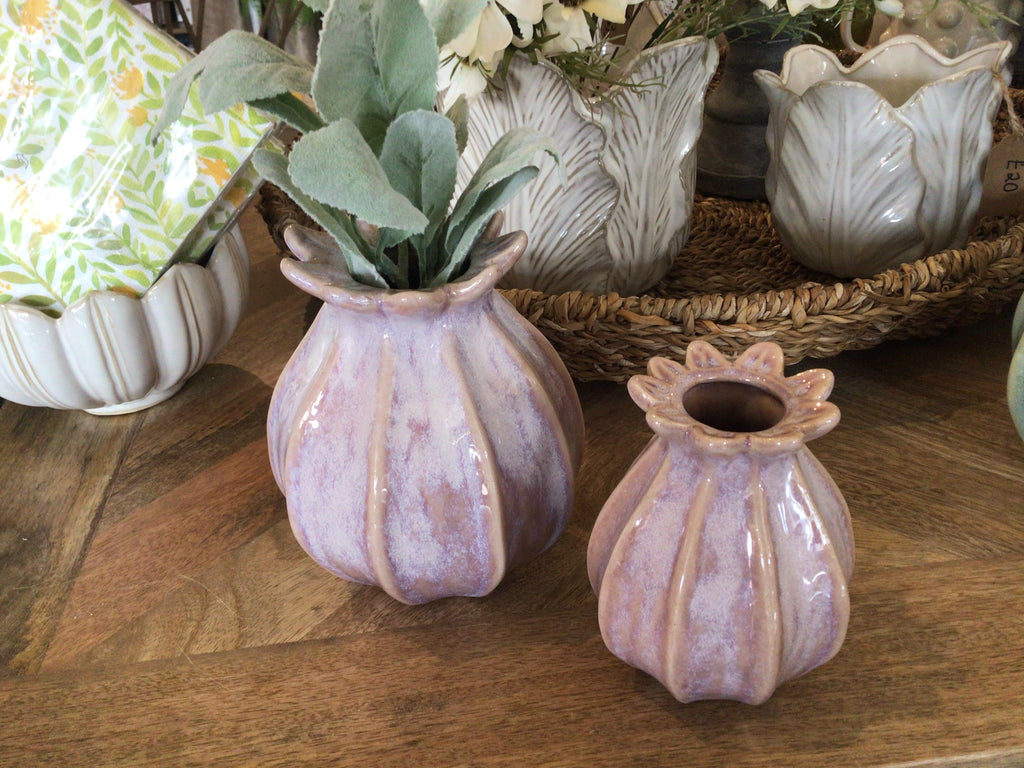 Lillian Vase Pink Small