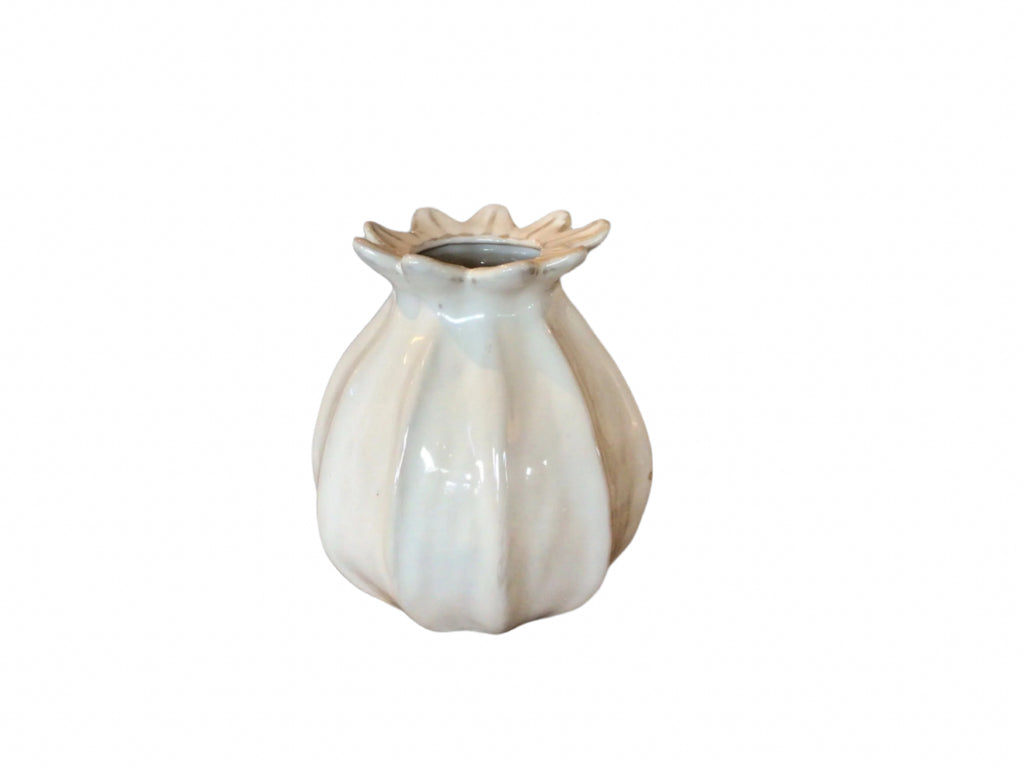 Lillian Vase White Medium