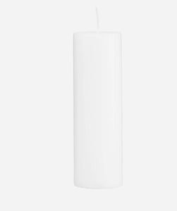 House Doctor Pillar Candle White