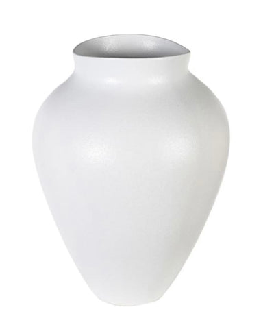 Large White Matt Shine Vase