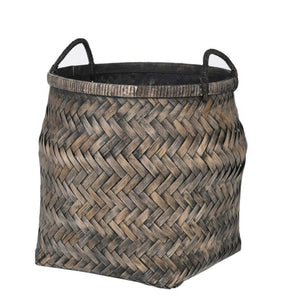 Distressed Bamboo Basket
